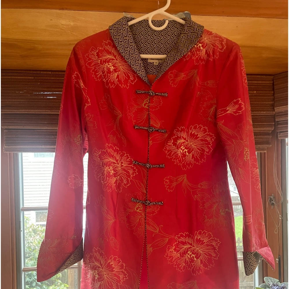 Red Silk Kimono